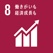 SDGs No8 働きがいも経済成長も